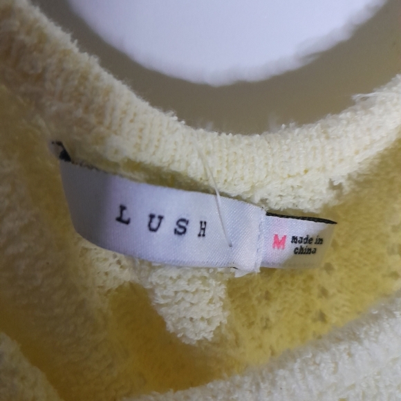 Lush Openwork Bodycon Sleeveless Sweater Dress - Picture 11 of 15